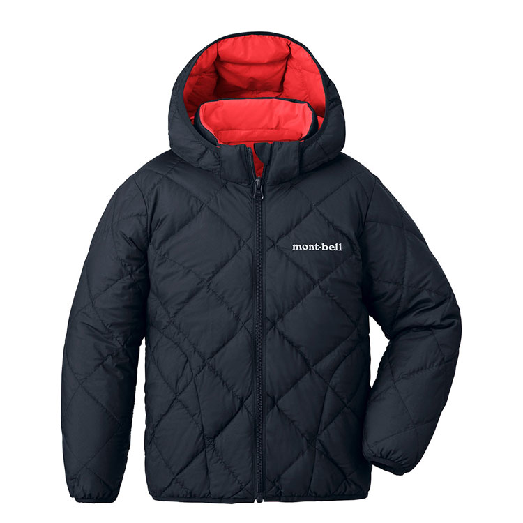 モンベル mont-bell （キッズ）リバーシブル ダウンパーカ Kid's 100