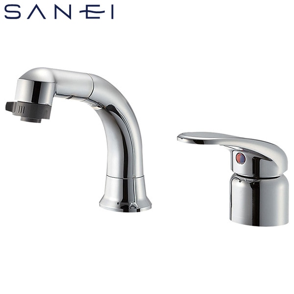 ユアサプライムス.com｜SANEI ツーホールシングルレバースプレー混合栓
