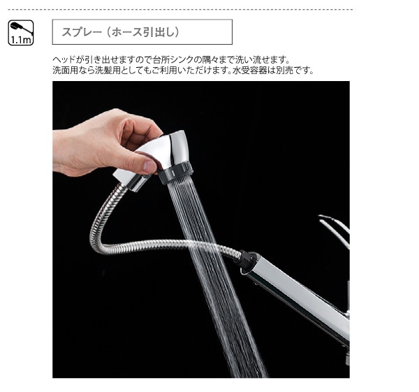 ユアサプライムス.com｜SANEI ワンホールシングルレバースプレー混合栓