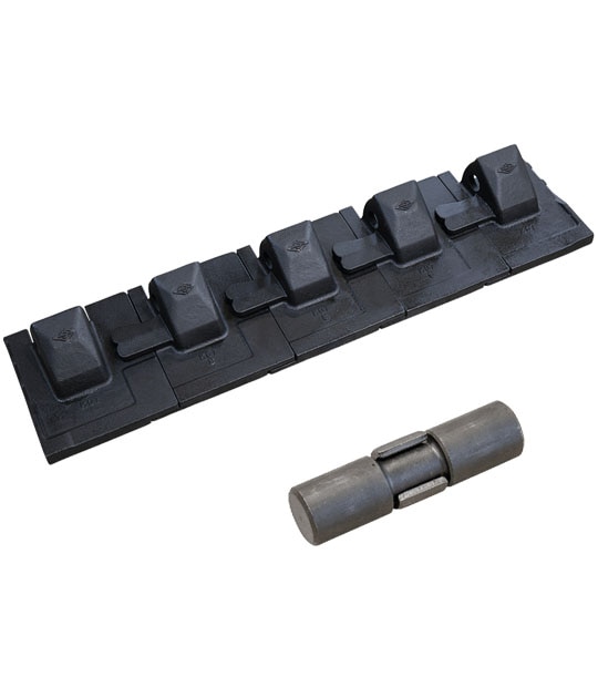 ツース盤（平刃）5枚組（バケット幅）K07 0.7クラス用 横ピン 日立建機