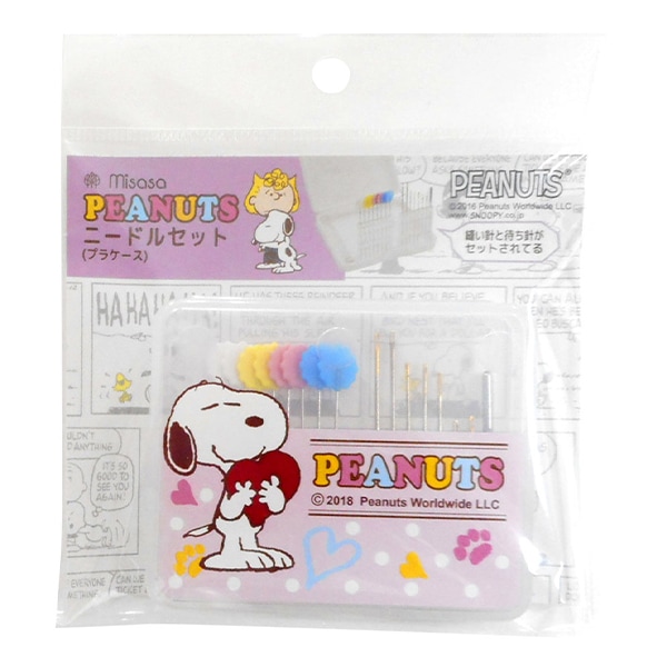 手縫い針 『スヌーピー ニードルセット プラケース No.8581』 misasa