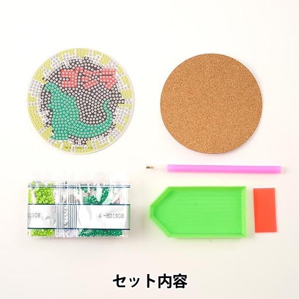 ビーズセール】 ビーズキット 『ダイヤモンドフィックス コースター