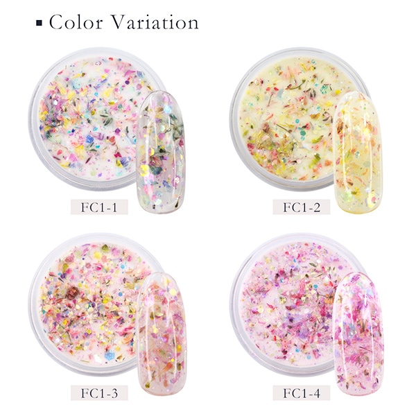 レジン材料 『アクリルパウダー フラワーコレクション1 4番色 FC1-4