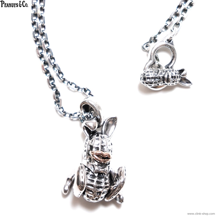 CLINK｜PEANUTS & CO. TEDDY BUNNYPEANUTS + CHAIN 60cm ROUND (SILVER