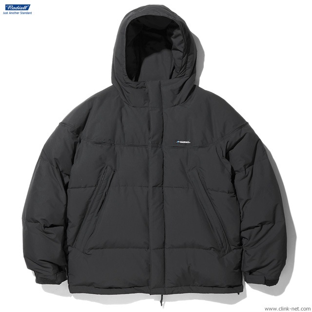 CLINK｜RADIALL SIERRA - HOODED DOWN JACKET (BLACK) [RADIALL