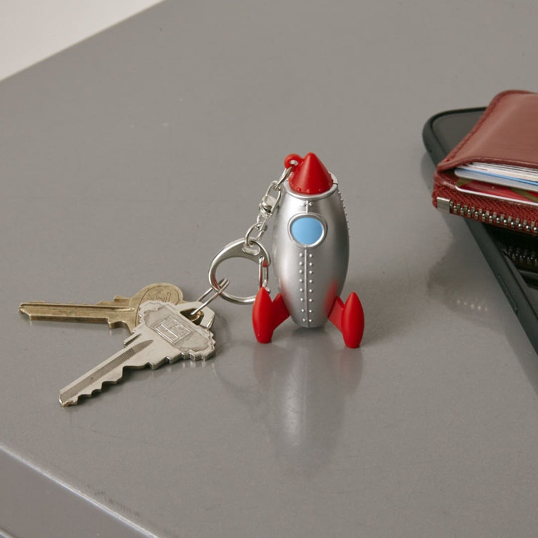 KIKKERLAND ロケットキーチェーン | 音が鳴るキーホルダー | BRANDS