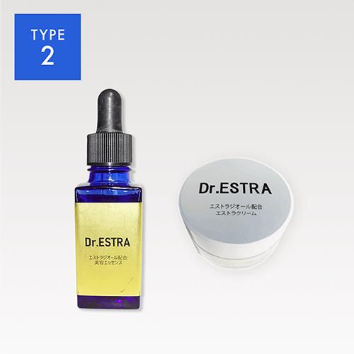 Type2：デリケートモアモイスト ゴールドエッセンス＆エストラクリーム