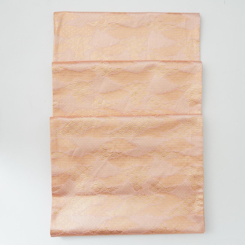 西陣織 金鶴 テーブルランナー ピンク ｜ 四季折々のおしゃれな和食器