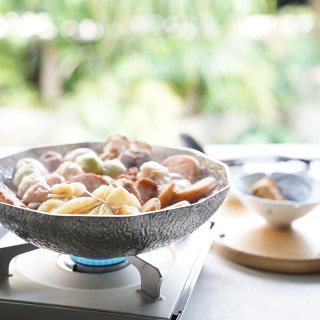 ステンレス製お鍋(大) 雪 φ28 ｜ 四季折々のおしゃれな和食器通販