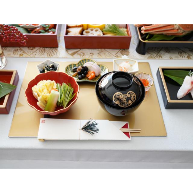 長手敷マット 金渕銀 FOURGRACEオリジナル ｜ 四季折々のおしゃれな和