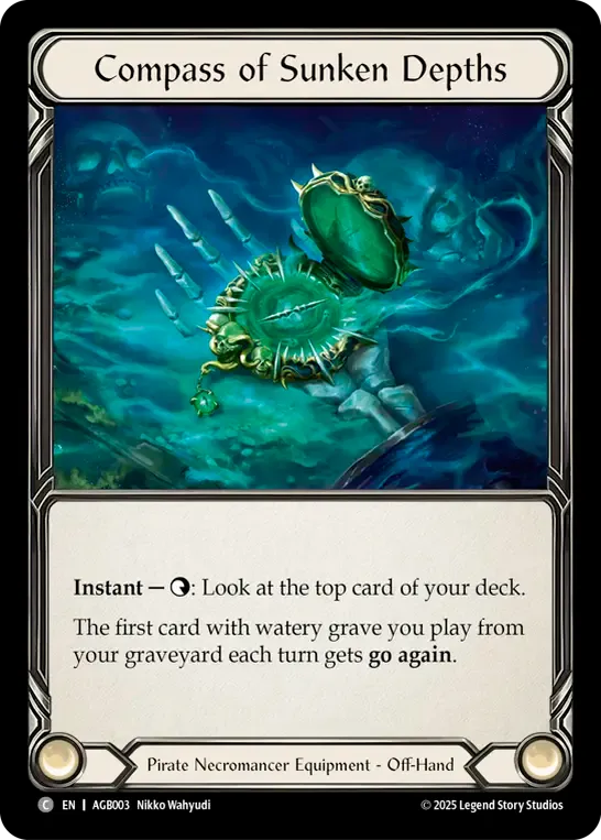 EN】[Pirate Necromancer] Compass of Sunken Depths / 海淵のコンパス