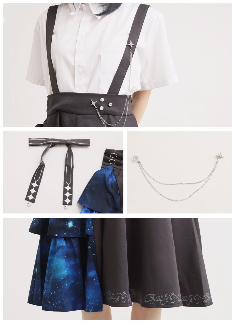 星降る空のサスペンダースカート ｜ Favoriteオリジナル