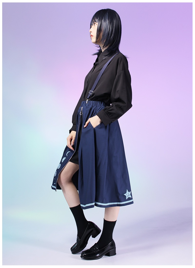 月の輪サスペンダーキュロット ｜ Favorite