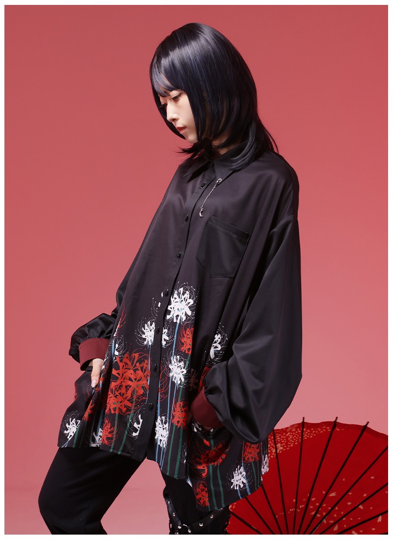 一面に咲く彼岸花シャツ ｜ Favoriteオリジナル