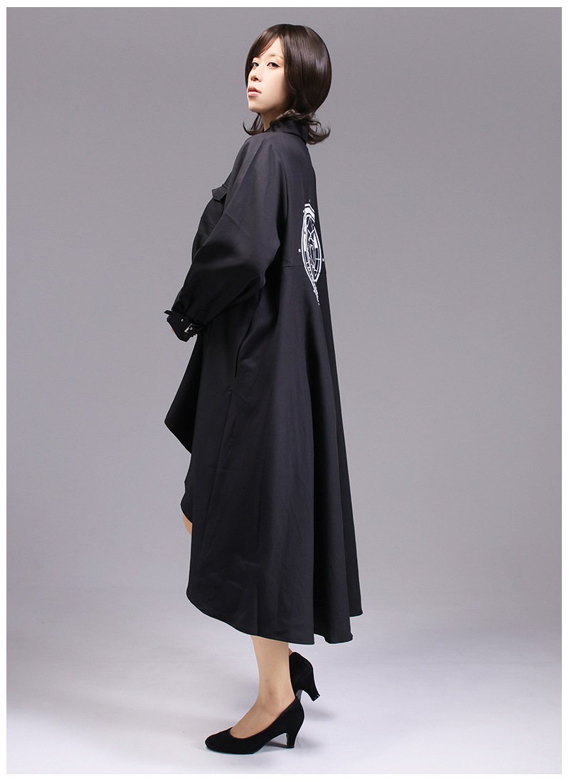 魔法陣プリントフィッシュテールロングシャツ ｜ Favoriteオリジナル