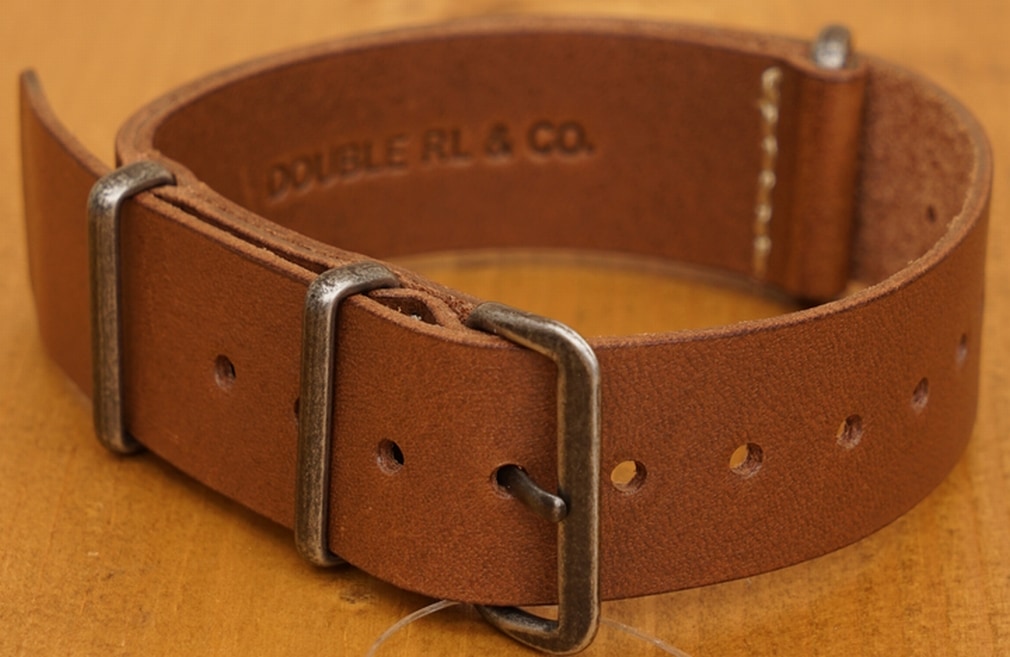 ダブルアールエル) RRL レザー ウォッチ ストラップ Wath Strap