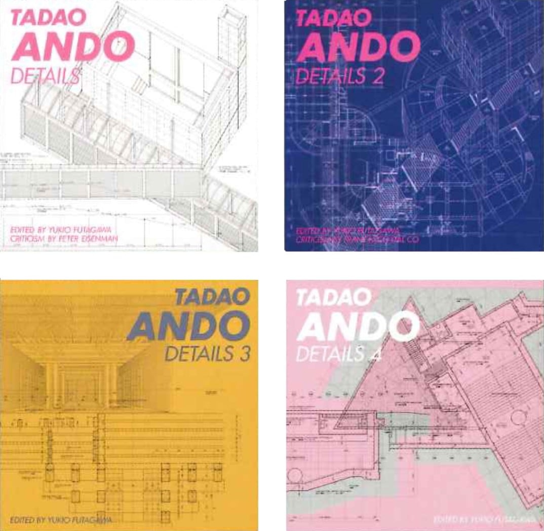 稀少本】TADAO ANDO DETAILS 全4巻セット | 安藤忠雄（Tadao Ando