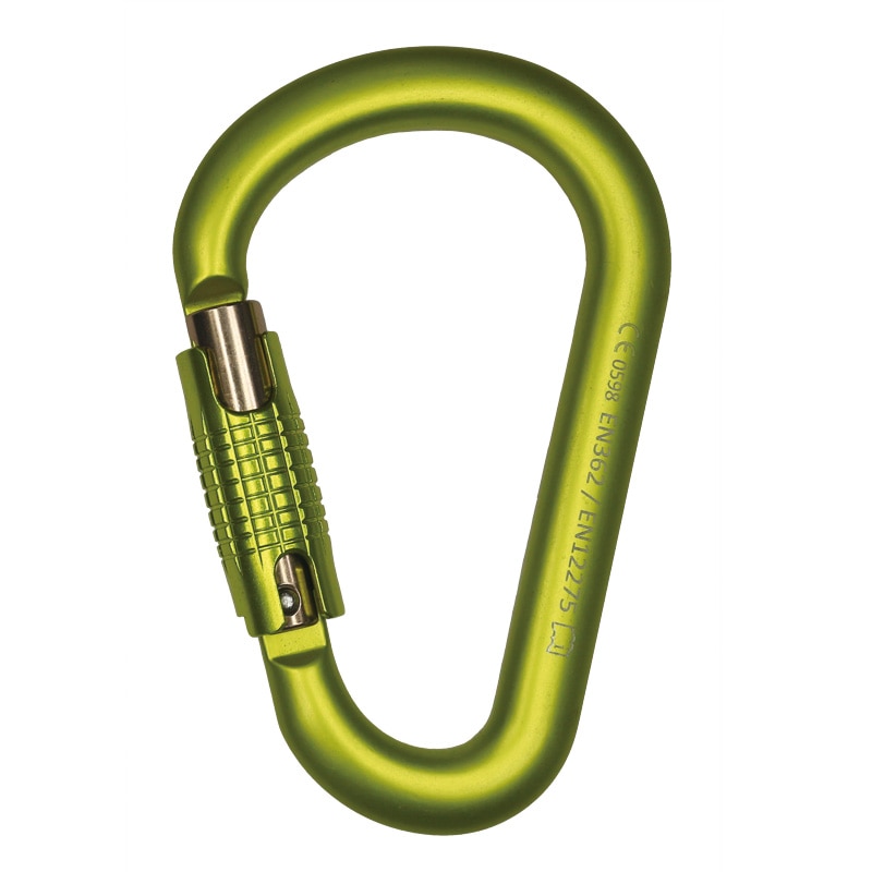 TREEPRO ペア型 HMS カラビナ グリーン | TREE CLIMBING WORLD