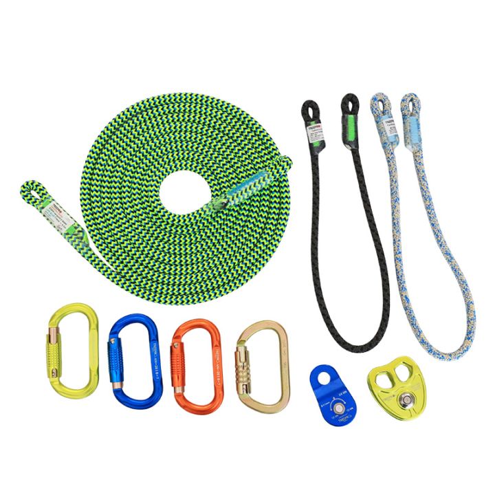 TREEPRO ZOENランヤード(R) LIME BLUE 6m | TREE CLIMBING WORLD