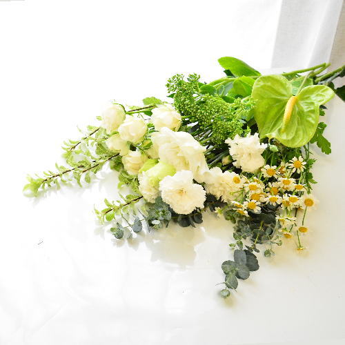 福袋 花 花束 切り花 生花 切花 花瓶 一輪挿し グラス ガラスの花瓶