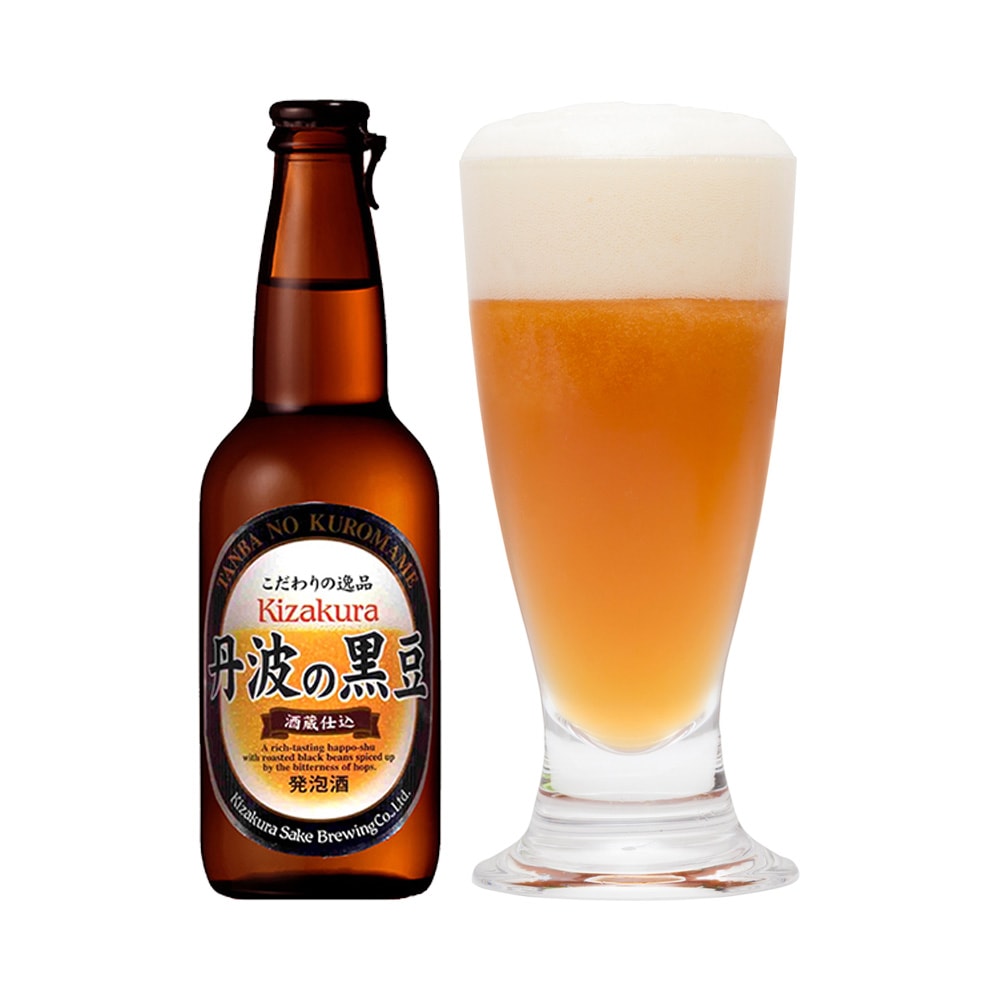 黄桜 丹波の黒豆 瓶ビール（発泡酒） 330ml 【伏水蔵】 | クラフト