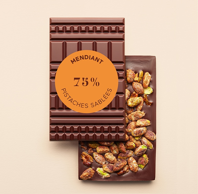 マンディアン ノワール 75％ ピスタチオ・サブレ｜【公式