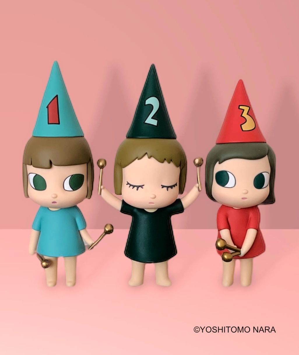 奈良美智 ドラミング・ガール123 (123 Drumming Girls)｜- ラムフロム