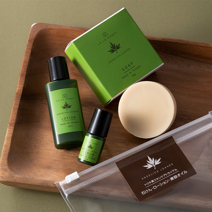 LALA HONEY トウキ葉 スキンケアトライアルセット | トウキ葉シリーズ