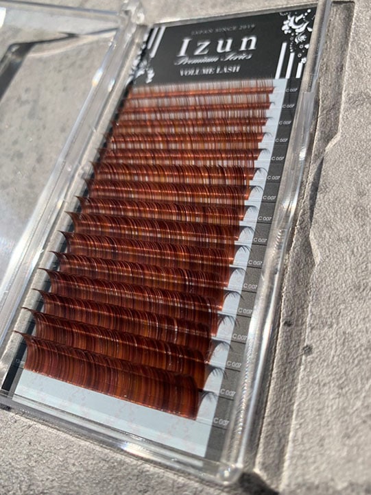 特別価格] カラーボリュームラッシュ - Cカール[0.07mm]ボリューム