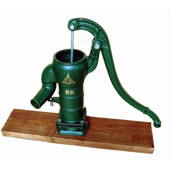 井戸ポンプ 手押しポンプ 東邦工業製 TB式共柄ポンプ 高台式+木製台