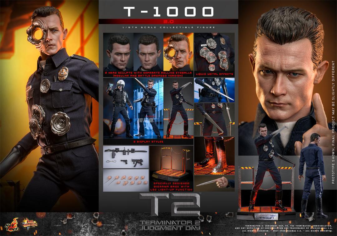 ホットトイズ 1/6 『ターミネーター 2』 T-1000 (2.0版) MMS774