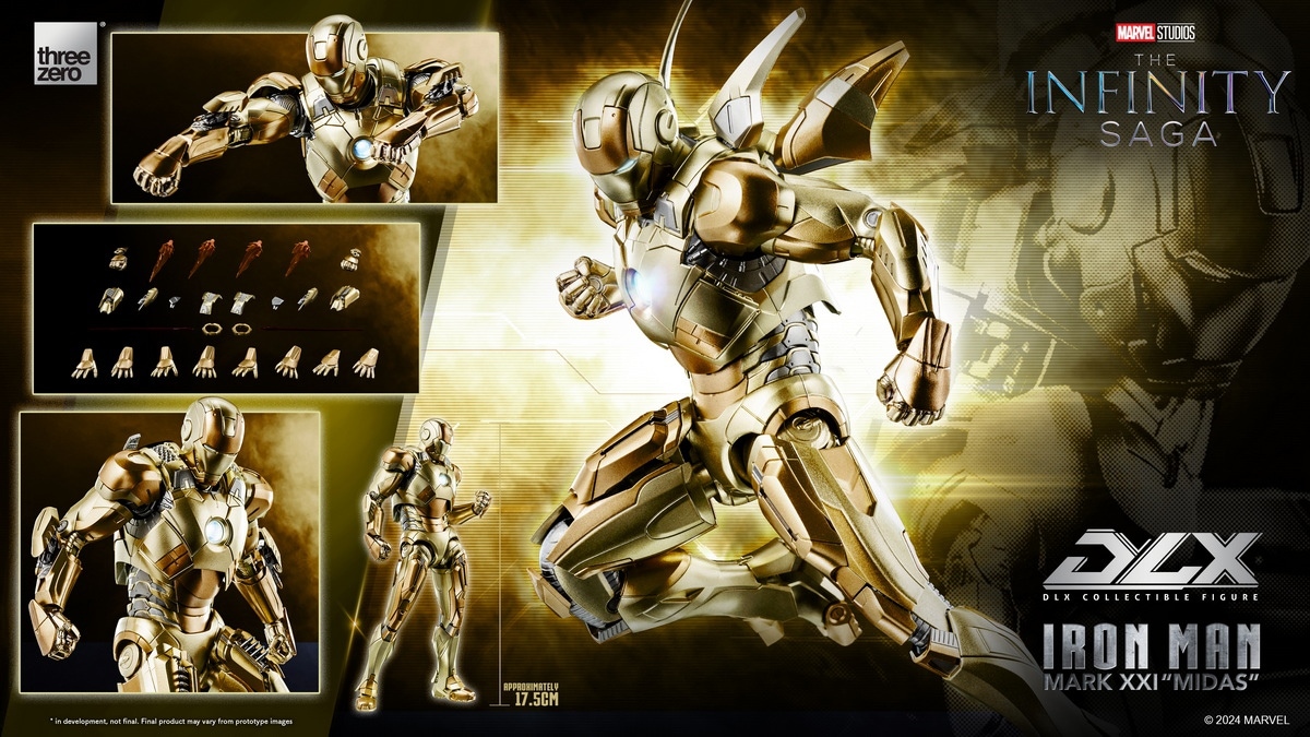 予約 threezero Marvel Studios: The Infinity Saga DLX アイアンマン