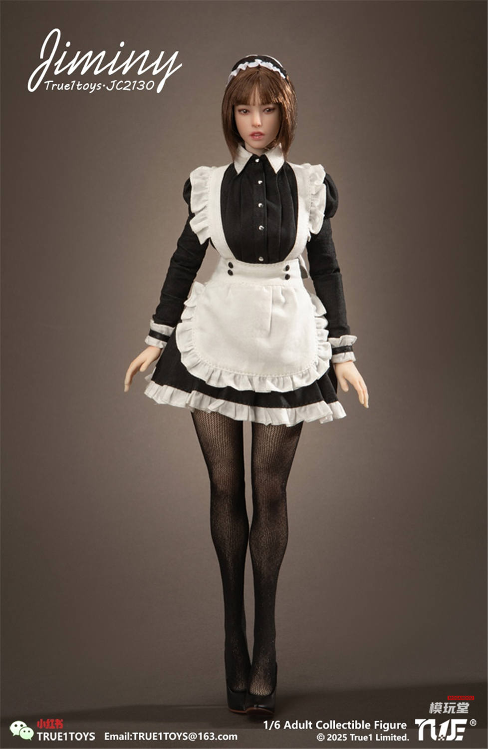 予約 True1Toys 1/6 メイド ジミニー JC2130 通常.Ver / 植毛.Ver Maid