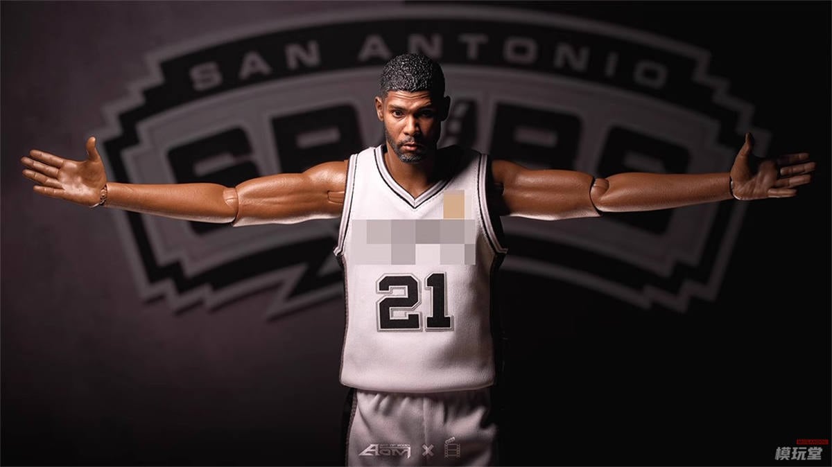 予約 Aom 1/6 サンアントニオ・スパーズ ティム・ダンカン 2014 優勝