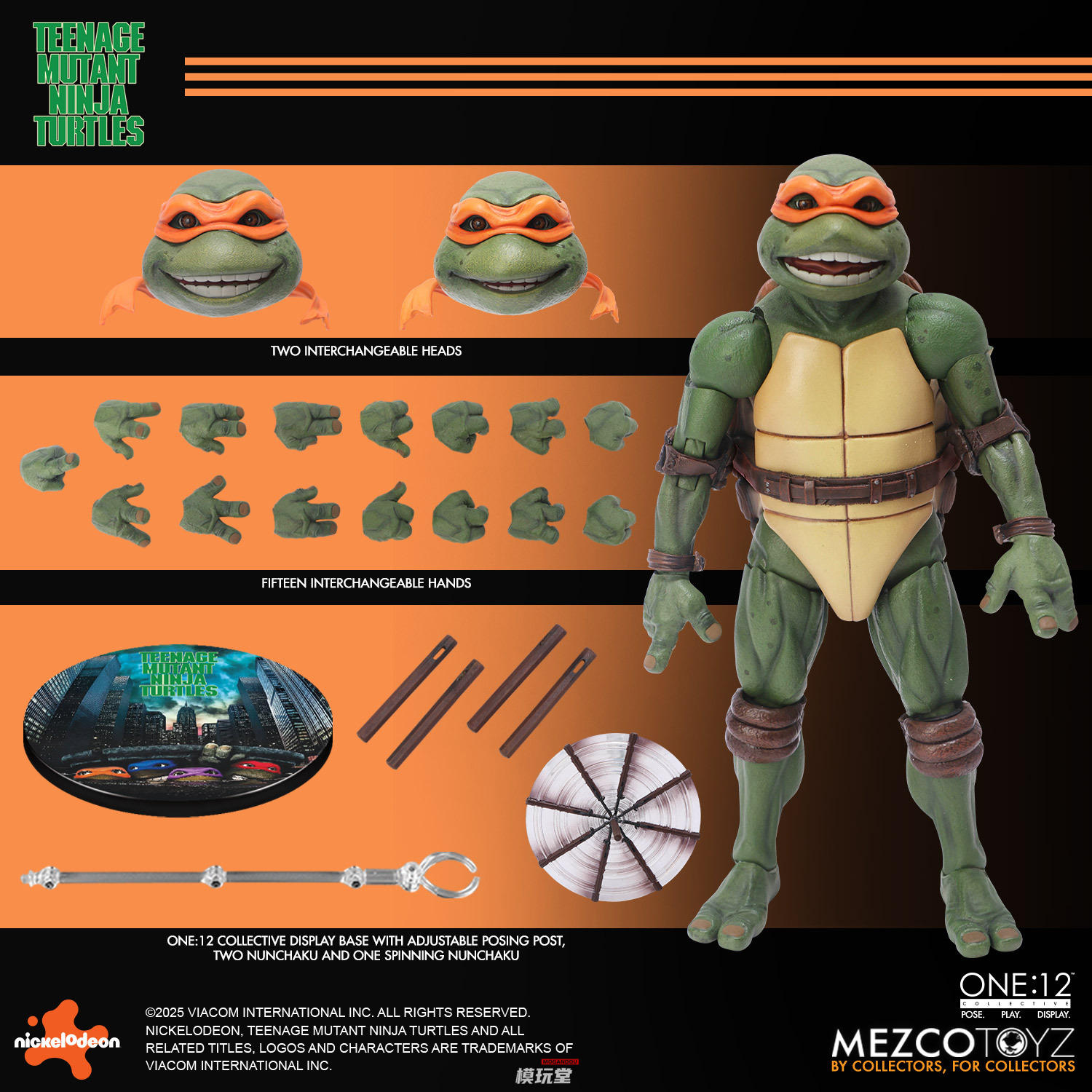 予約 Mezco Toyz 1/12 ティーンエイジ・ミュータント・ニンジャ