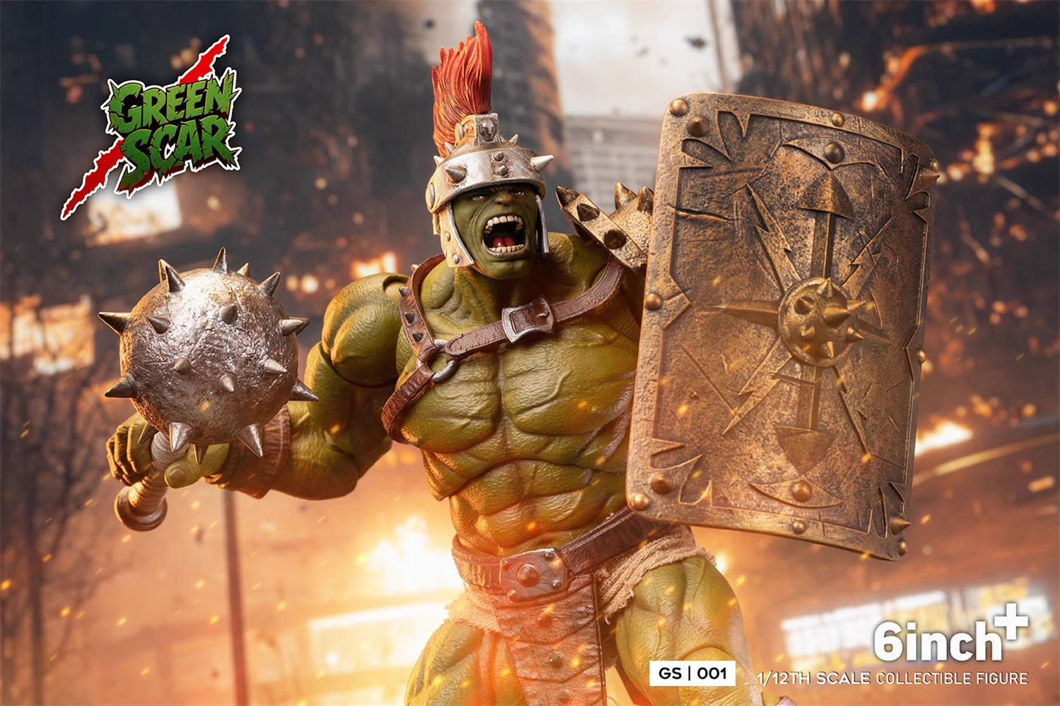 予約 6inchplus 1/12 グリーンスカー GS001 Greenscar Action Figure