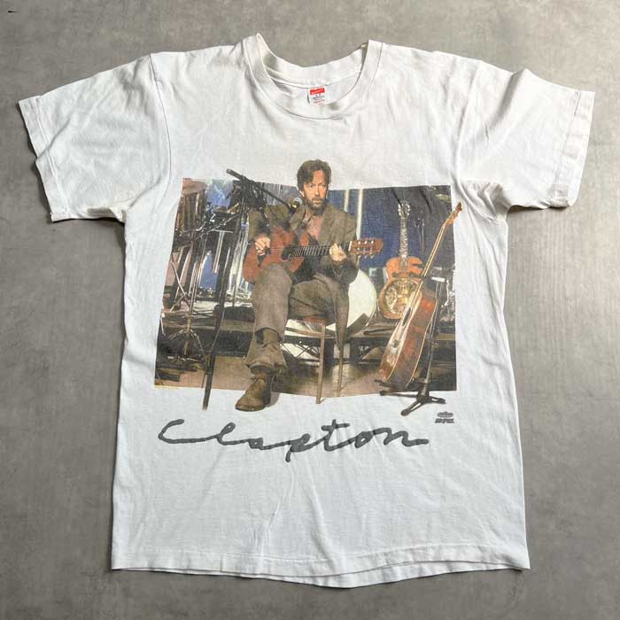 90'S ERIC CLAPTON T-SHIRTS Made in USA WHITE/L 90年代 エリック