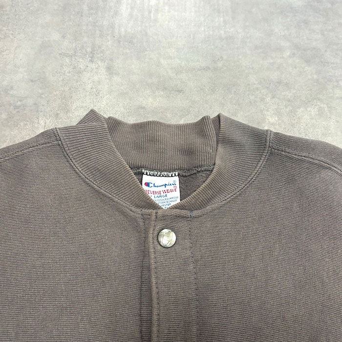 90's Champion Reverse Weave Snap Botton Made in USA L/GRAY 90年代