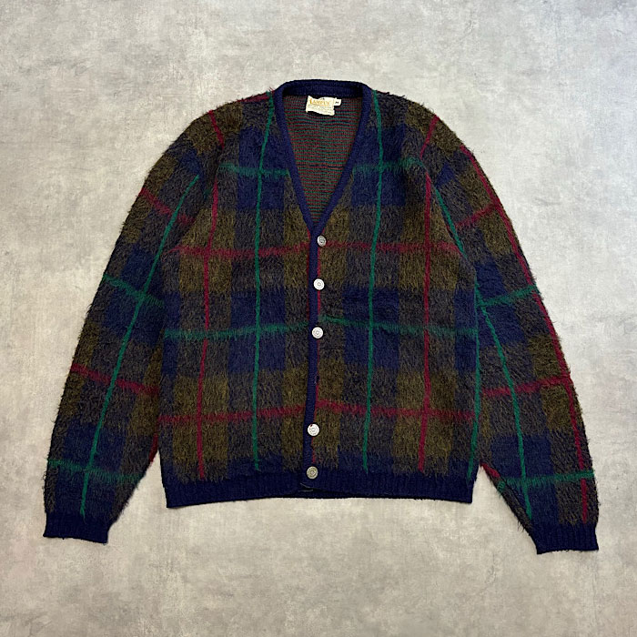 60's CAMPUS MOHAIR CARDIGAN Made in USA/M | 【USED.VINTAGE