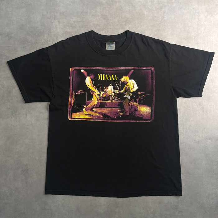 1996 NIRVANA T-Shirt 1996年 ニルヴァーナ Tシャツ/BLACK | 【USED