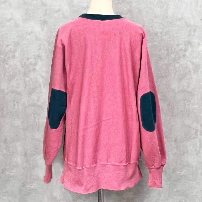 90's CHAMPION REVERSE WEAVE ELBOW-PATCH SWEAT SHIRTS MADE IN USA