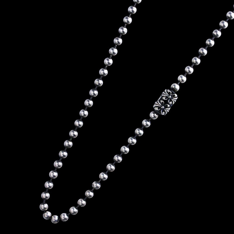 5mm ボール チェーン ウィズ クロム クロス コネクター | メイティング