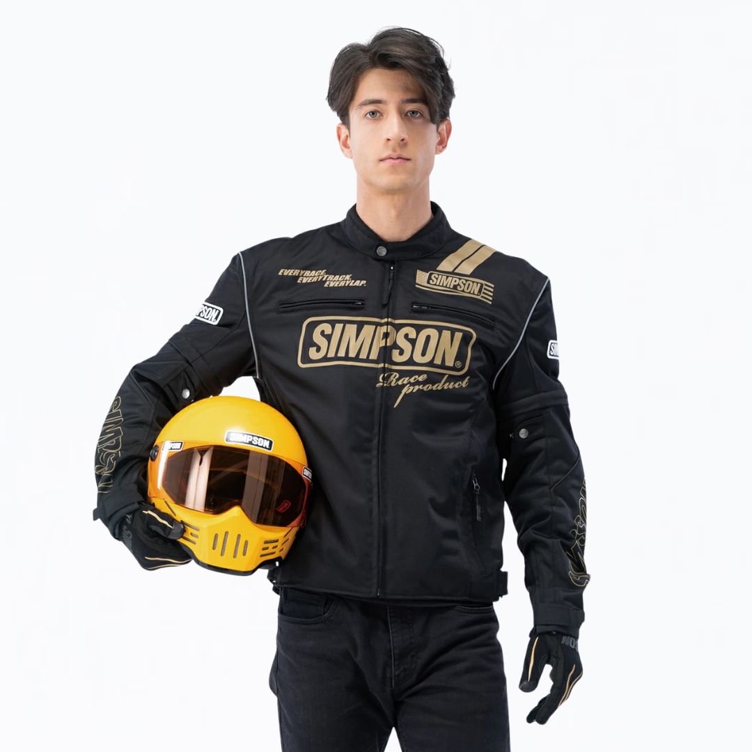 SIMPSON NSM-2203 ライダース メッシュジャケット 春夏モデル