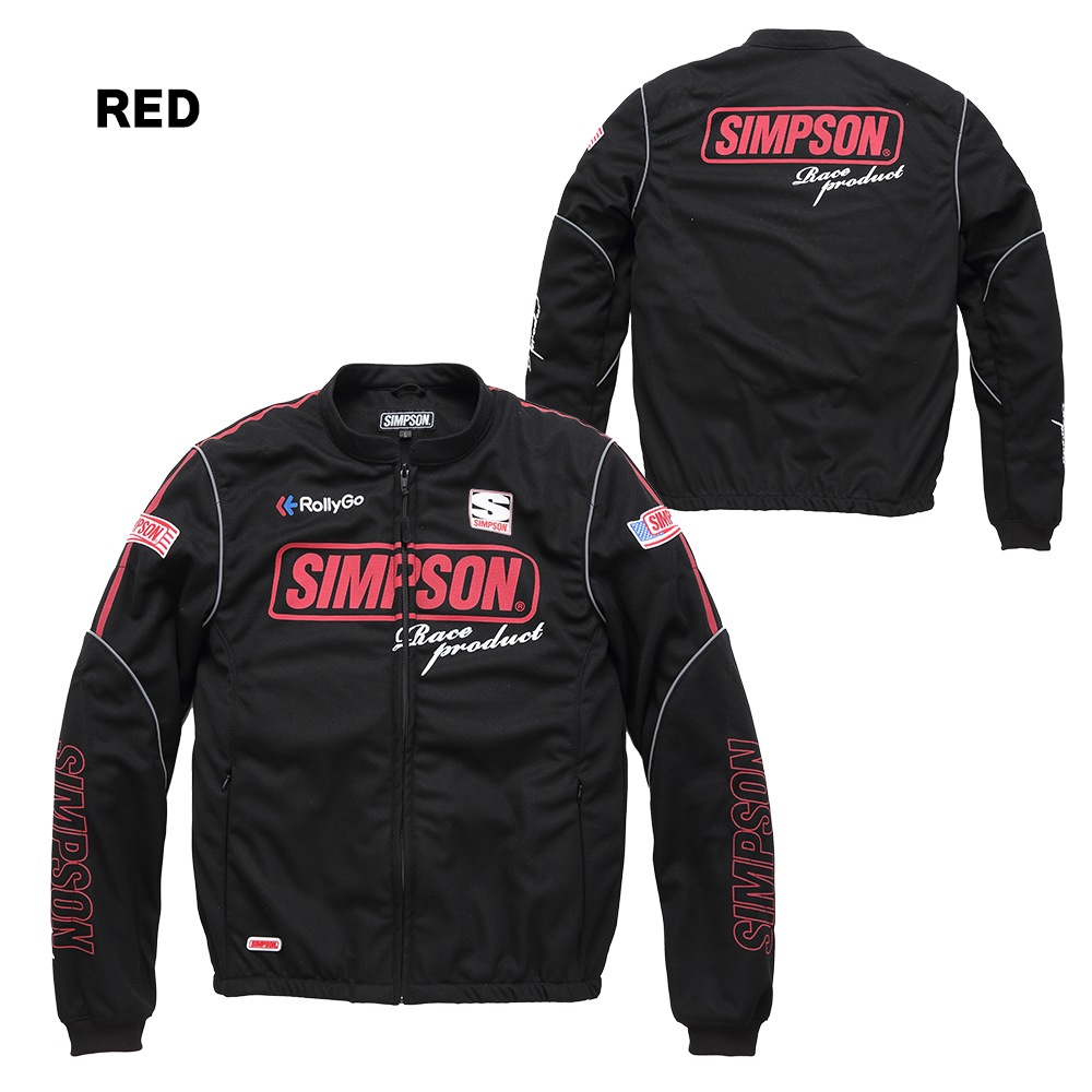 SIMPSON NSM-2208LTD ライダース メッシュクールジャケット 春夏モデル