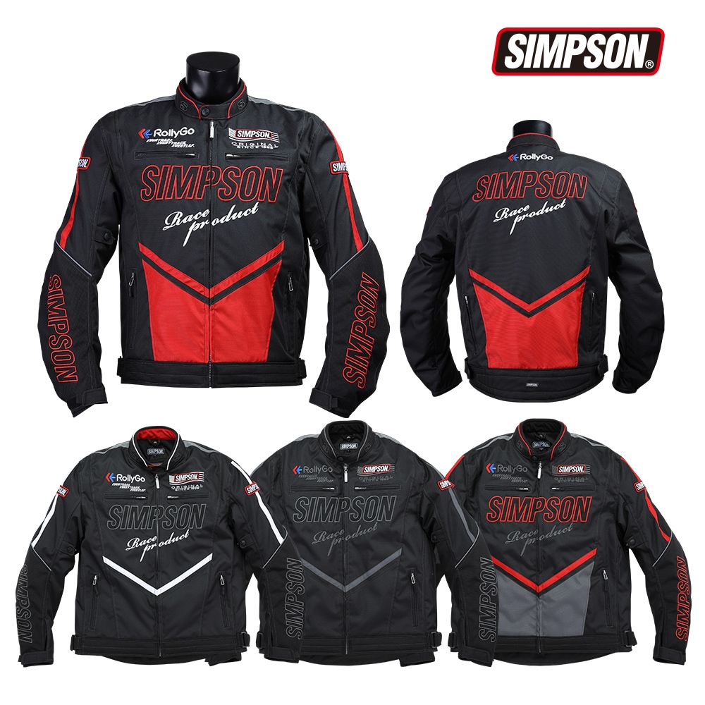 SIMPSON NSW-C01 ライダース ウィンタージャケット 秋冬モデル