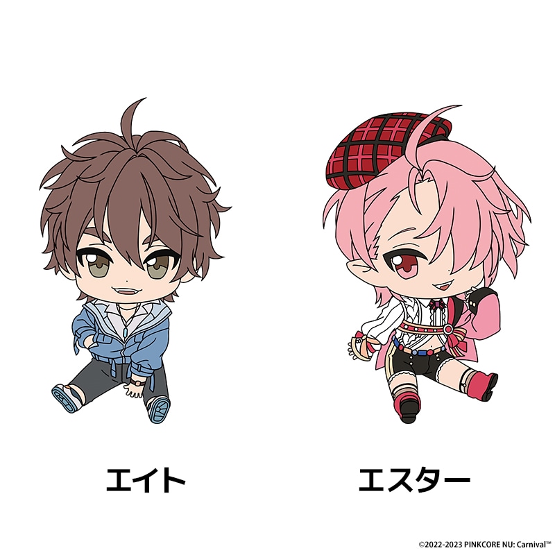 NU: カーニバル ぺたん娘トレーディングラバーストラップ<バラ売り