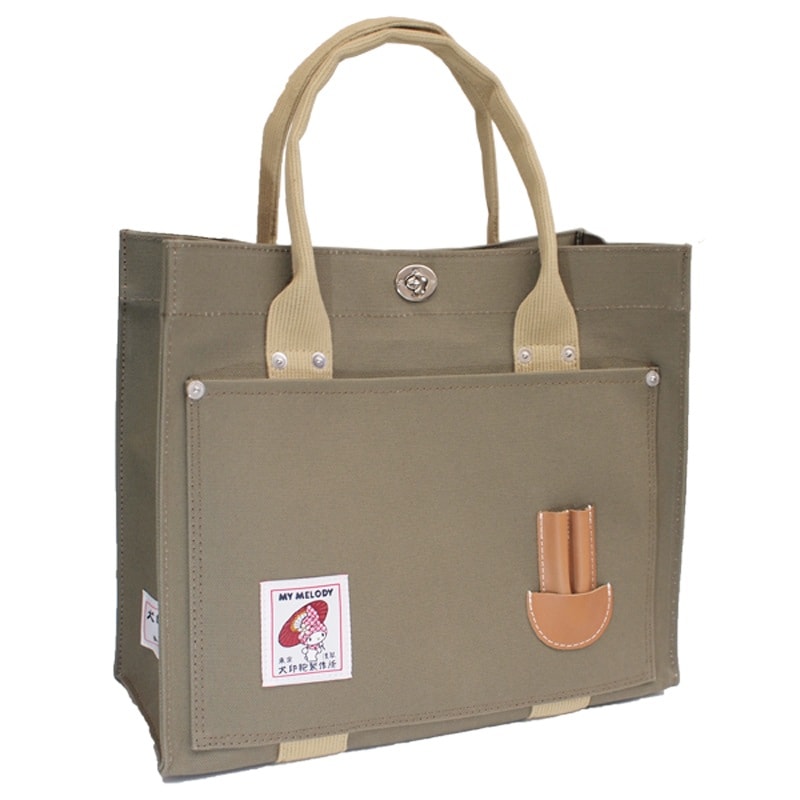 犬印×My Melody純綿6号帆布トートバッグ（小） | 犬印鞄 × My Melody