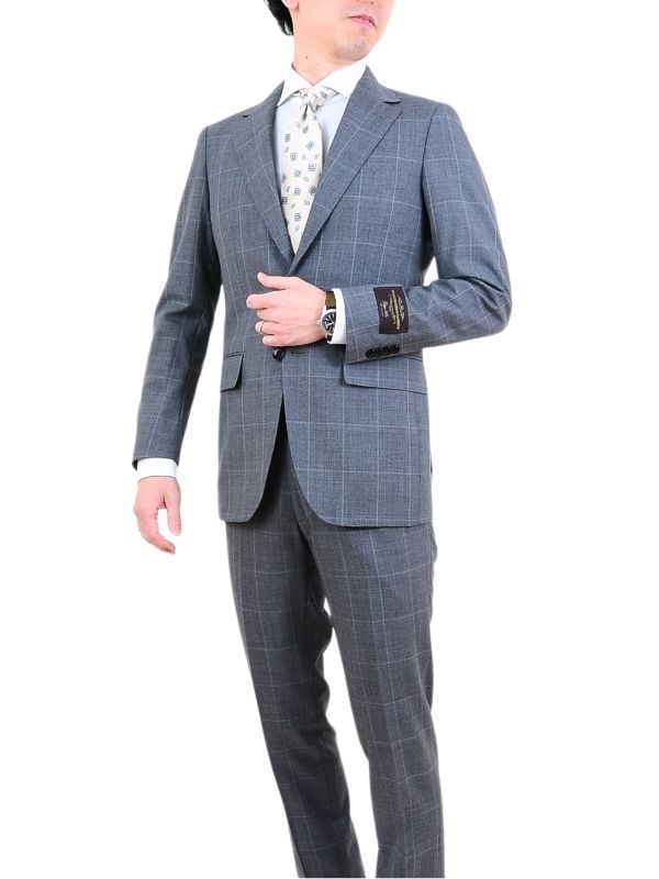 ≪WEB準新作≫CANONICO/カノニコ/SUPER110'S/毛100％/グレー/チェック