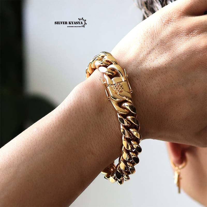 316L喜平ブレスレット18K 14mm [b186-14mm] | すべての商品 | SILVER