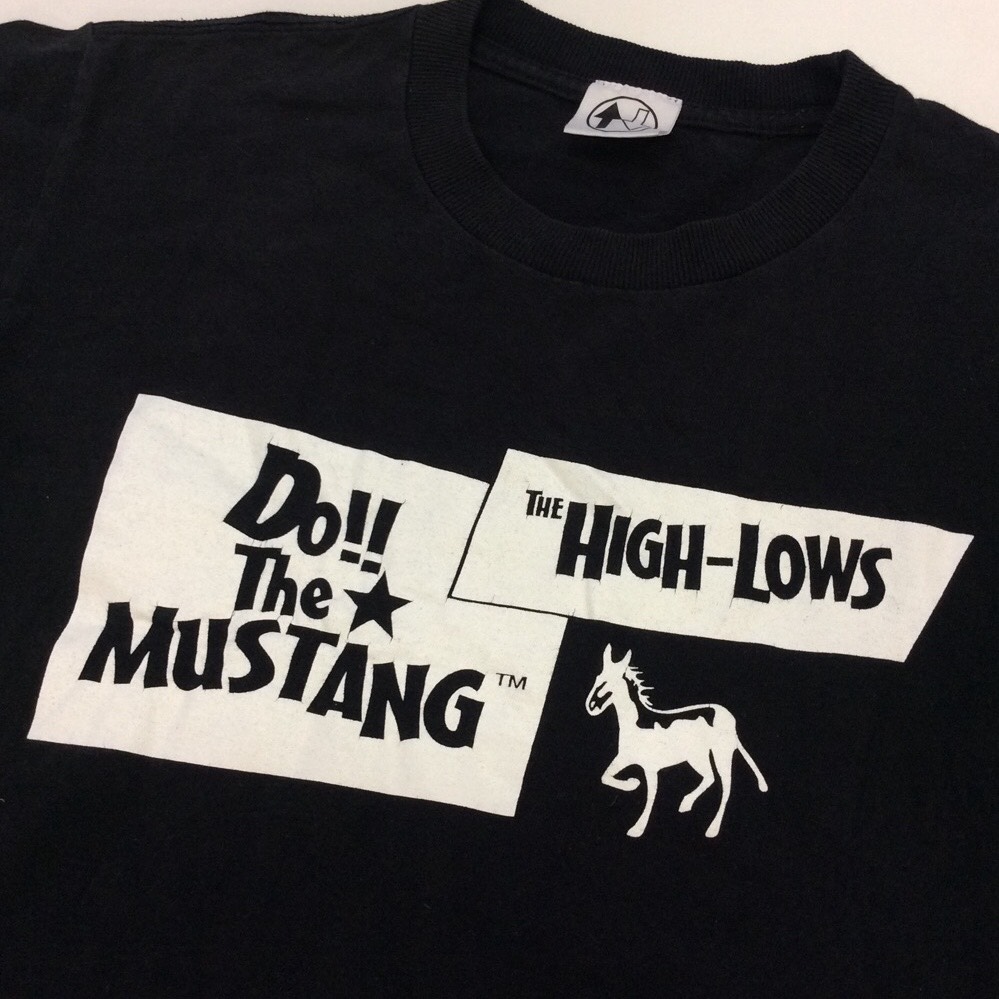 THE HIGH-LOWS ハイロウズ DO THE☆MUSTANG ドゥ ザ マスタング 半袖T